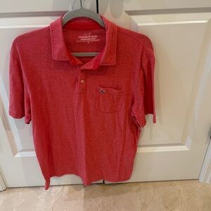 Vineyard Vines Classic Red Polo